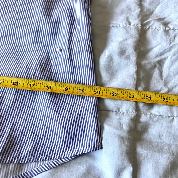 Apt. 9 Embellished Bell Sleeve Blue & White Stripe with Pearls Small - Picture 14 of 15